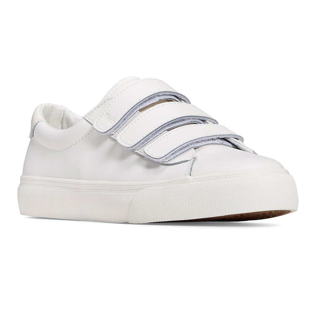 Women's Jump Kick V Leather Pop Foxing SMU Sneaker White/Cream
