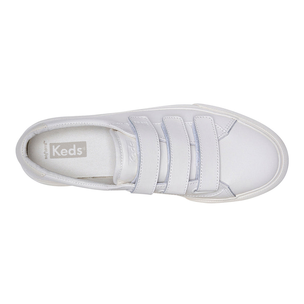Women's Jump Kick V Leather Pop Foxing SMU Sneaker White/Cream