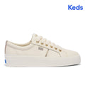 Women's Jump Kick Duo Leather Metallic Pops Off-White Sneaker