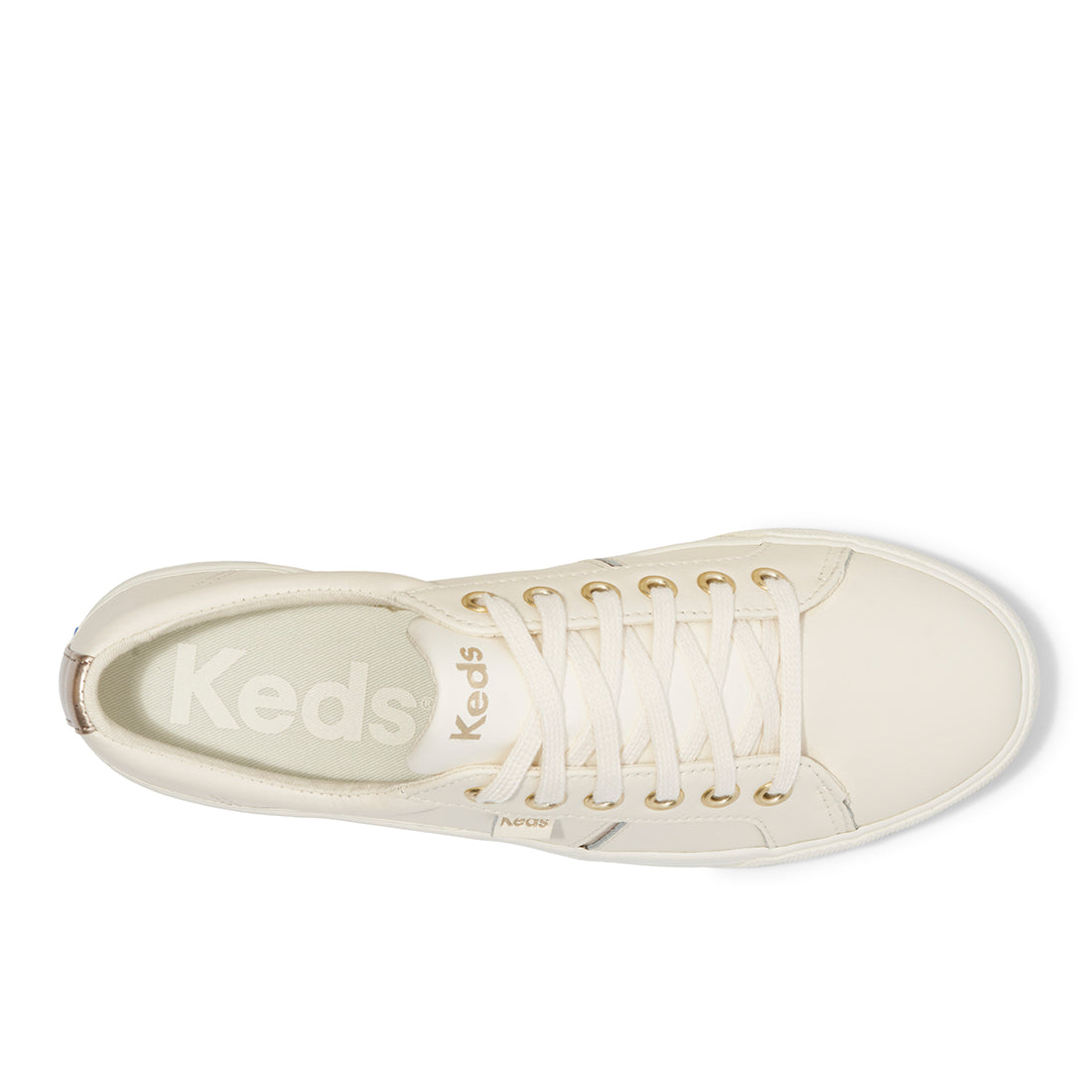 Women's Jump Kick Duo Leather Metallic Pops Off-White Sneaker
