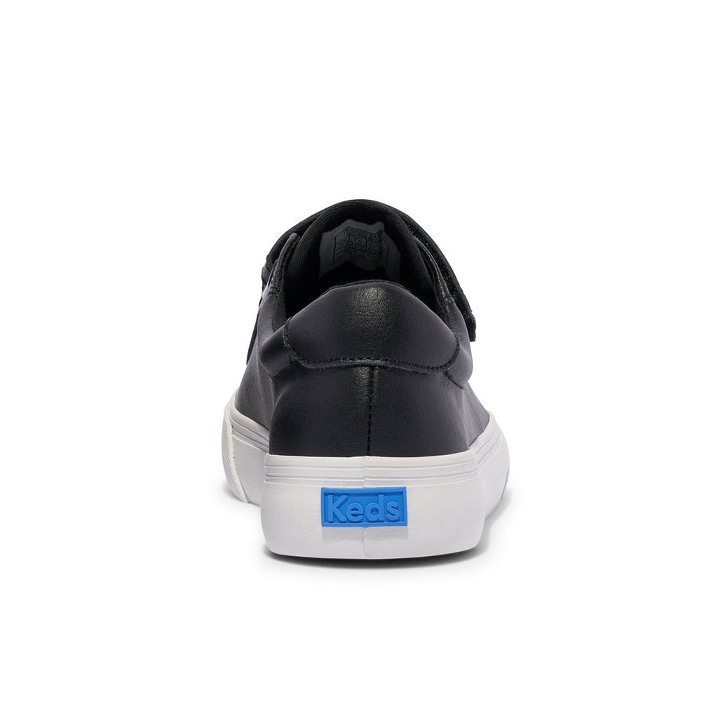 Keds Womens' Jump Kick V Leather Black/White