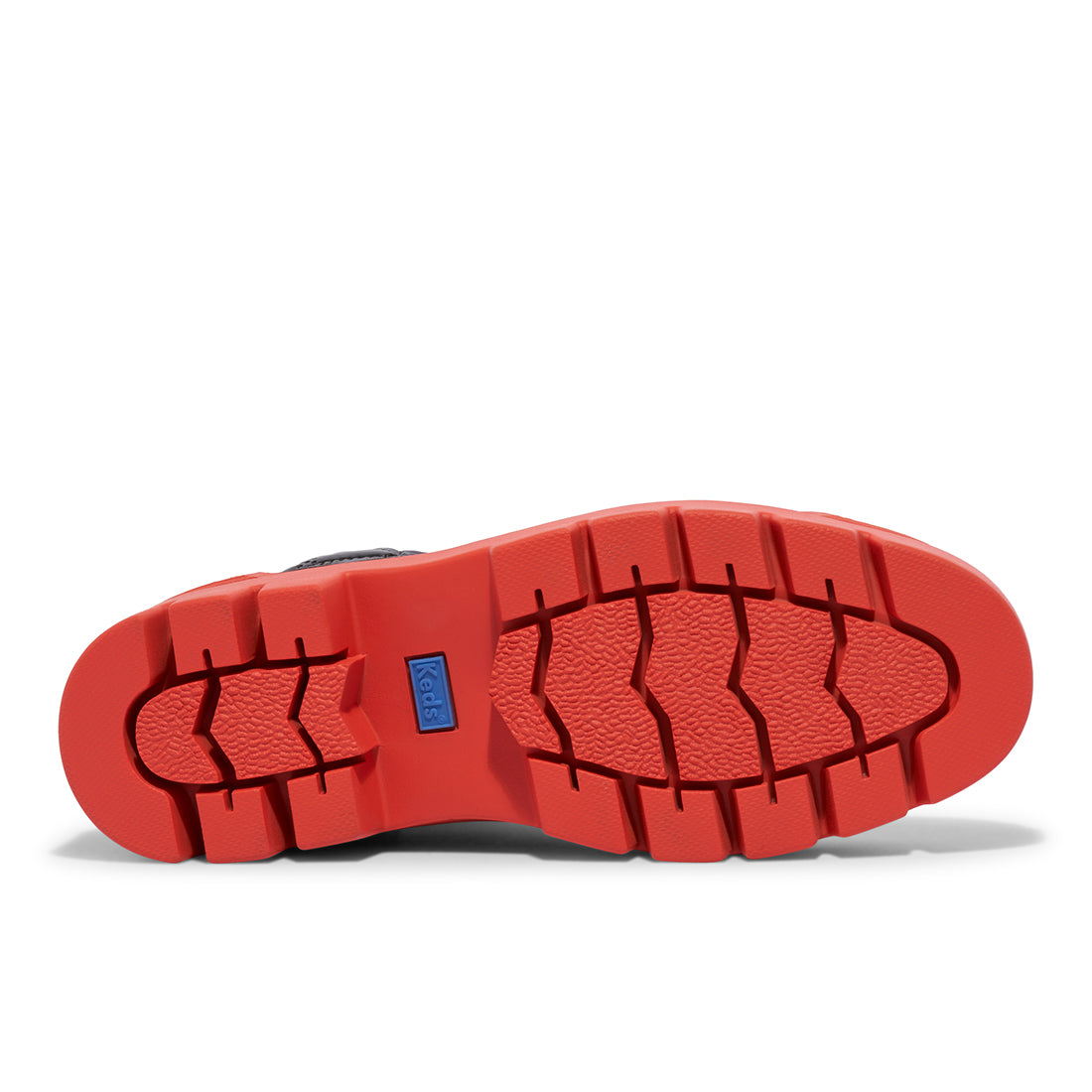Keds Womens' Soho Boot Quilted Nylon Pop Outsole Black/Red