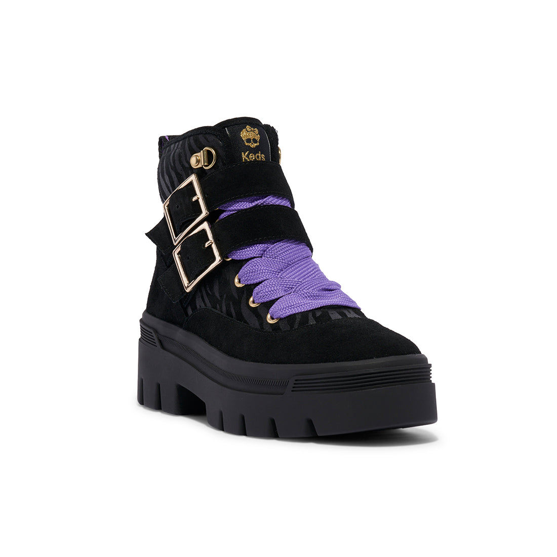 Keds Womens' Monster High Soho Boot Leather Black