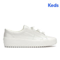 Women's Remi Mini Bow Leather Sneaker Pearlized White