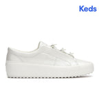 Women's Remi Mini Bow Leather Sneaker Pearlized White
