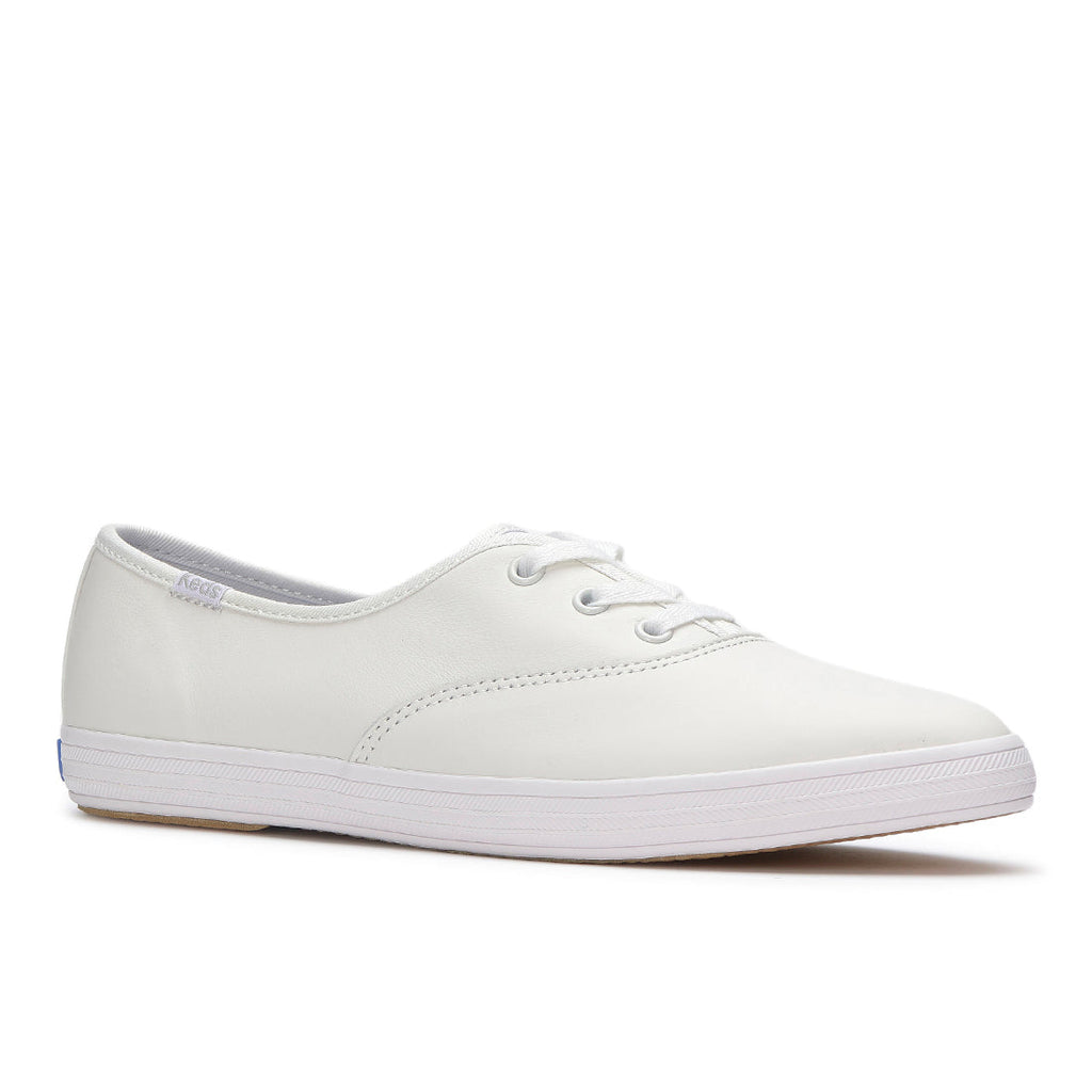 Womens Champion Point Low Leather Sneaker White