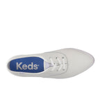 Womens Champion Point Low Leather Sneaker White