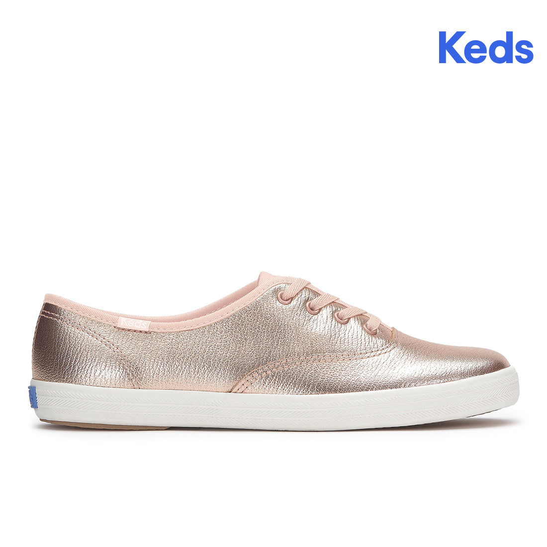 Womens Champion Leather Luxe Sneaker Rose Gold