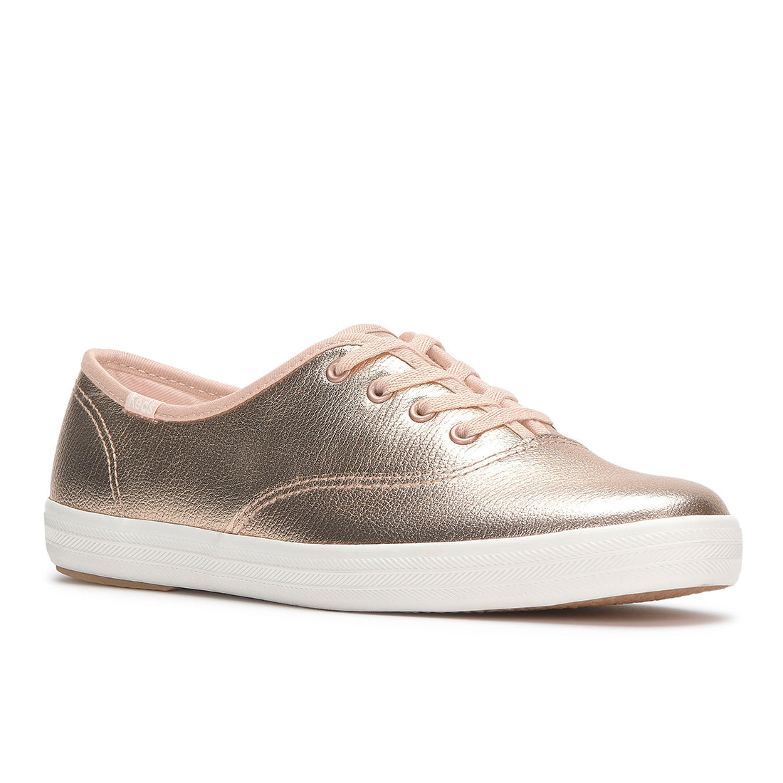 Womens Champion Leather Luxe Sneaker Rose Gold