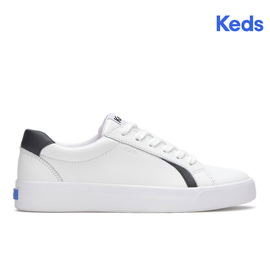 Women's Pursuit Leather Sneaker White/Black