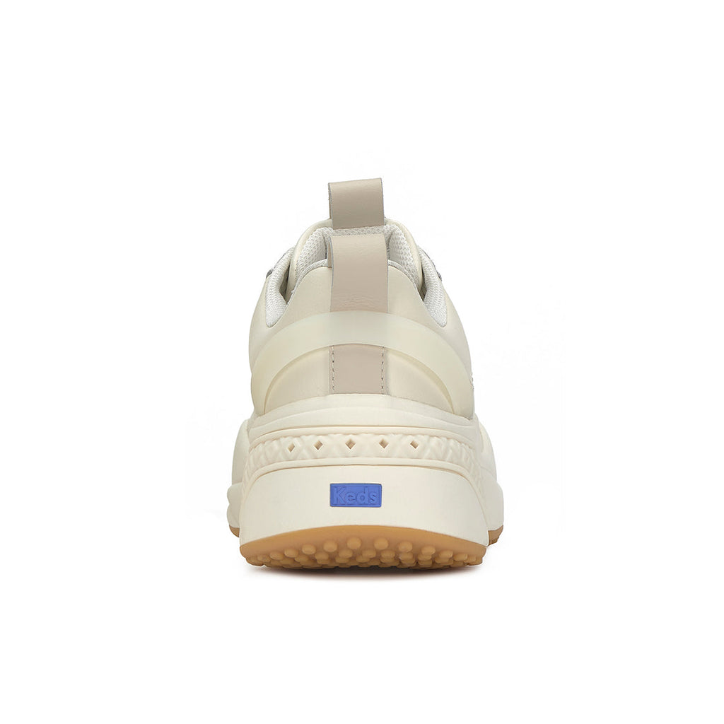 Women's Cross City Trainer Leather Sneaker Egret/Champagne