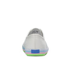 Womens Champion Leather Foxing Stripe Sneaker Snow White