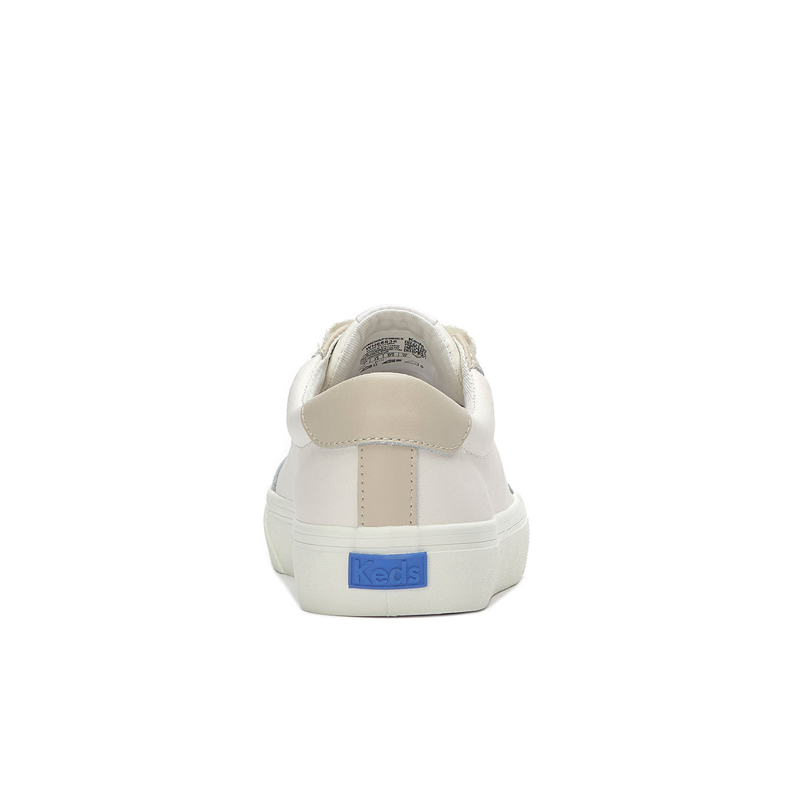 Women's Jump Kick T-Toe Leather Sneaker Snow White/Oatmeal