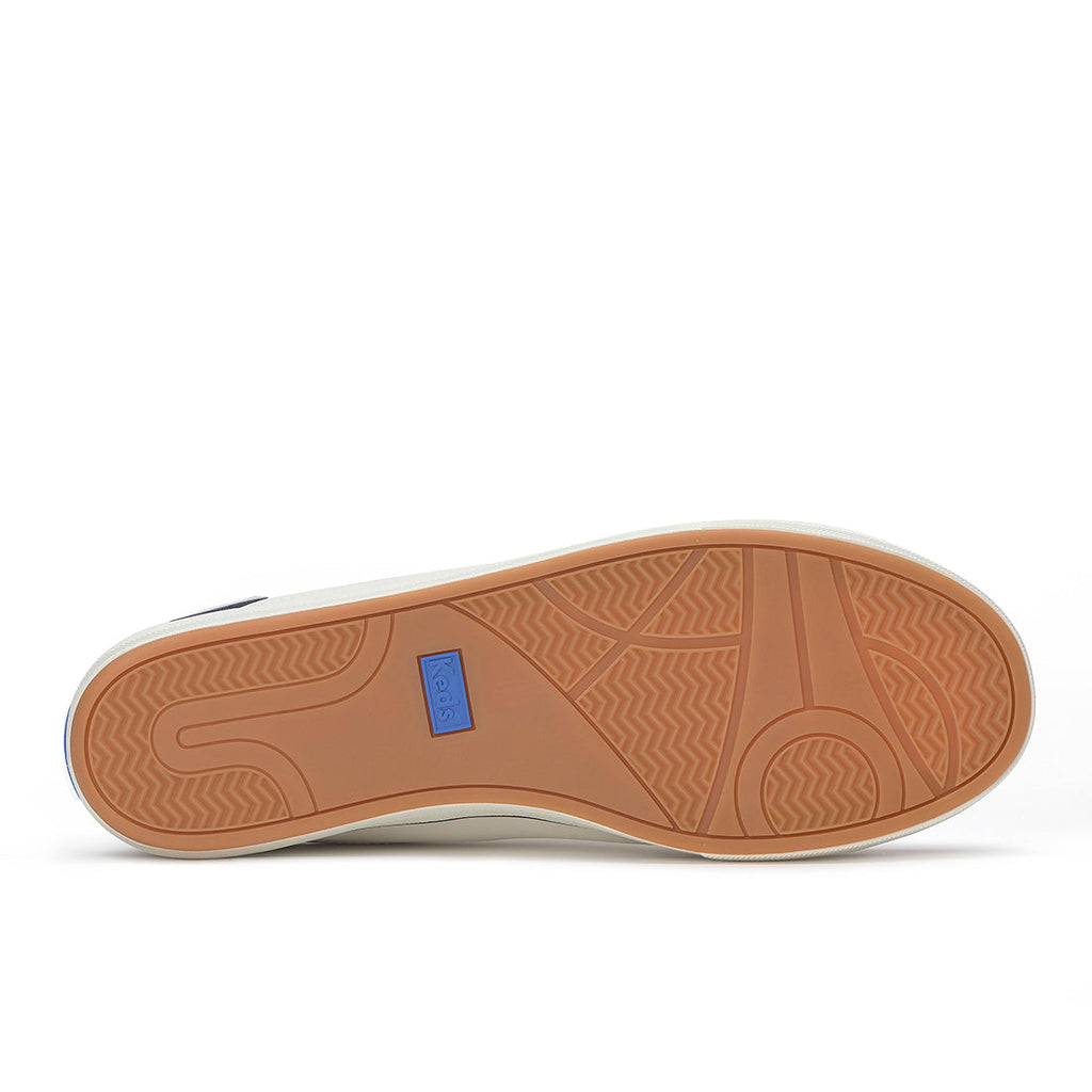 Women's Center III Leather/Suede Sneaker Snow White/Navy