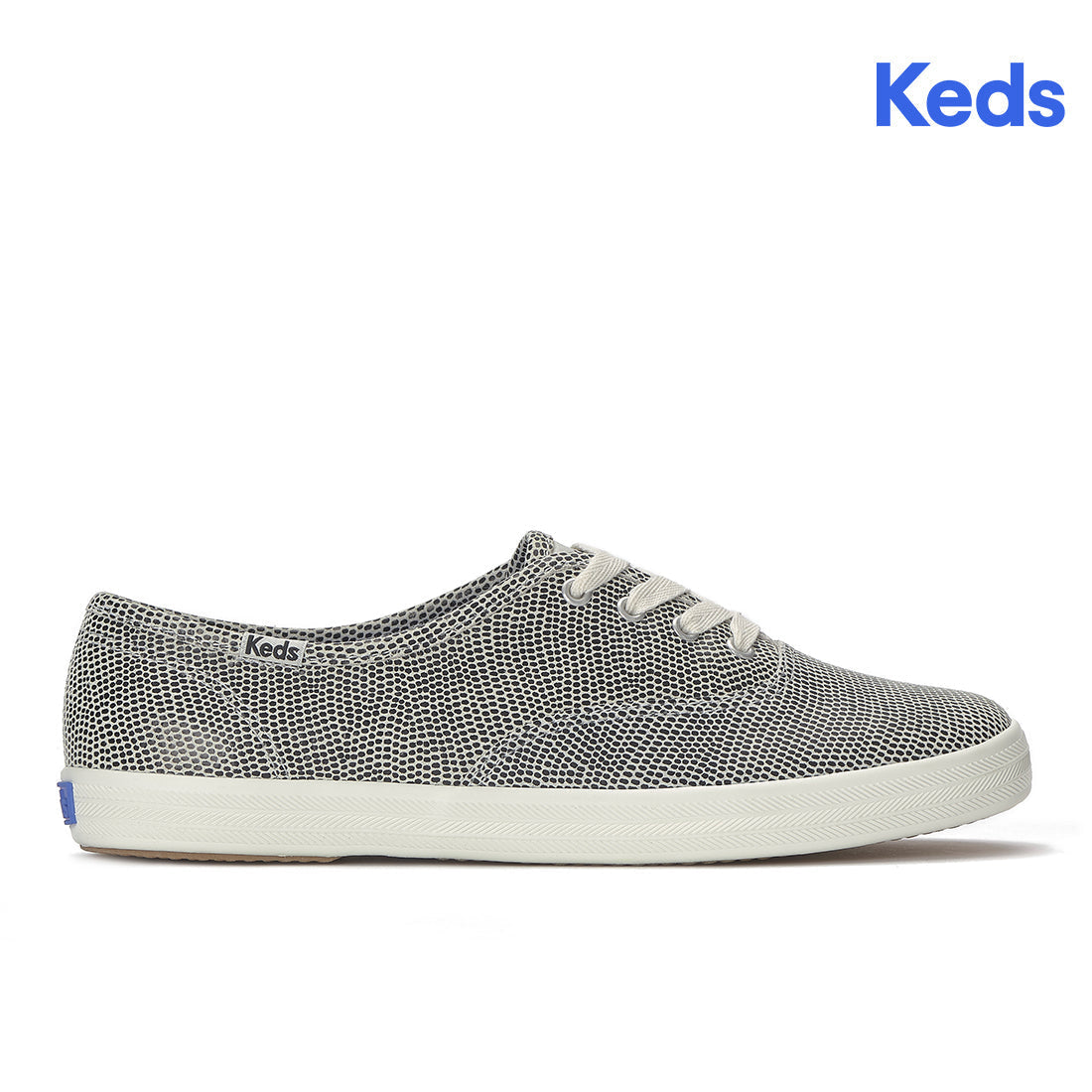 Keds Champion Dalmata Leather Sneaker Black/Whitel