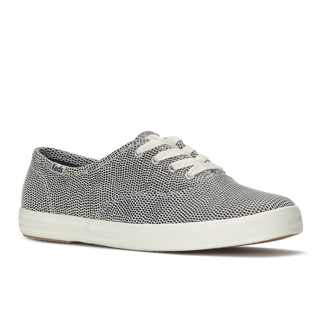 Keds Champion Dalmata Leather Sneaker Black/Whitel