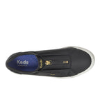 Keds Pursuit Zip Leather Sneaker Black