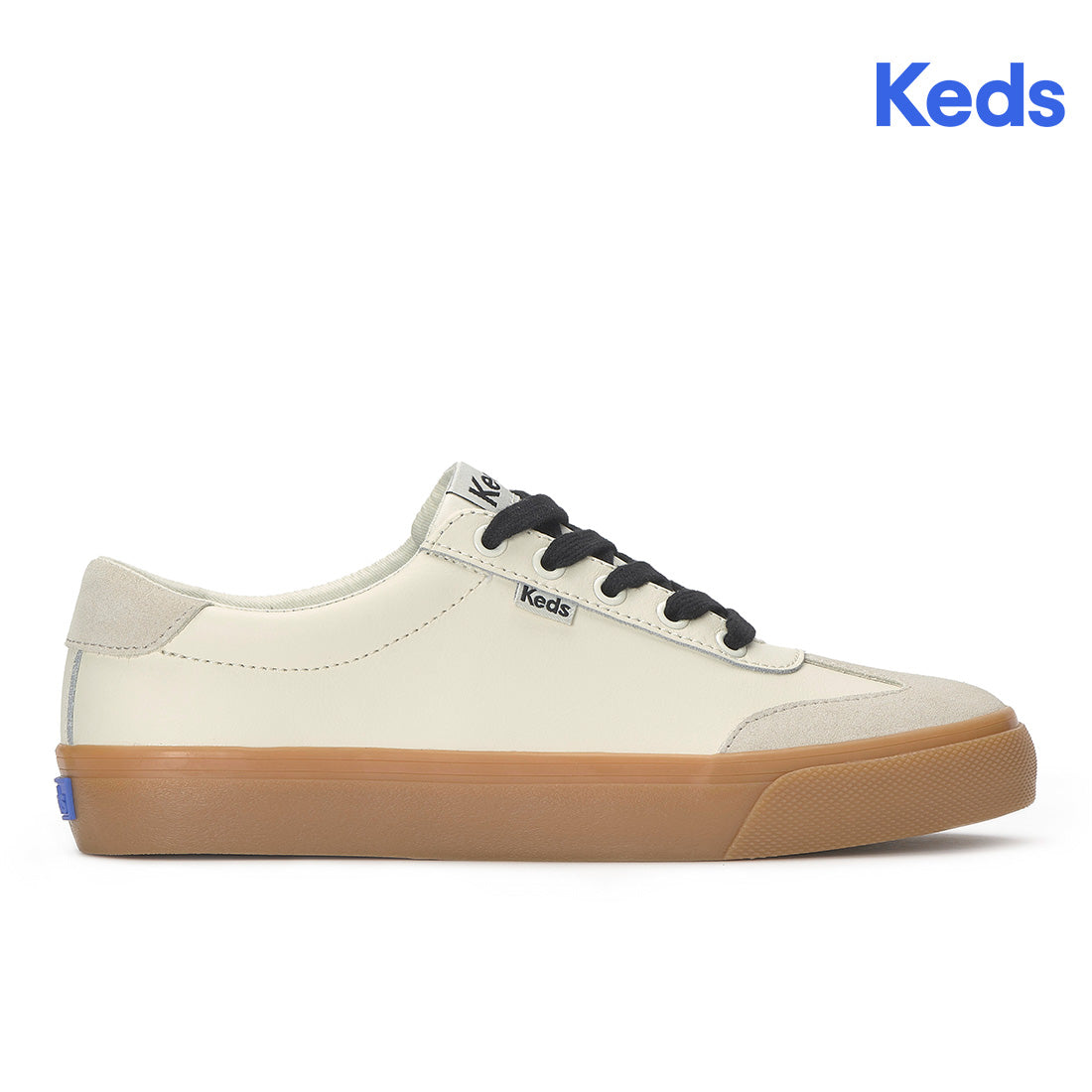 Keds Jump Kick T-Toe Leather/Suede Egret/Oatmeal