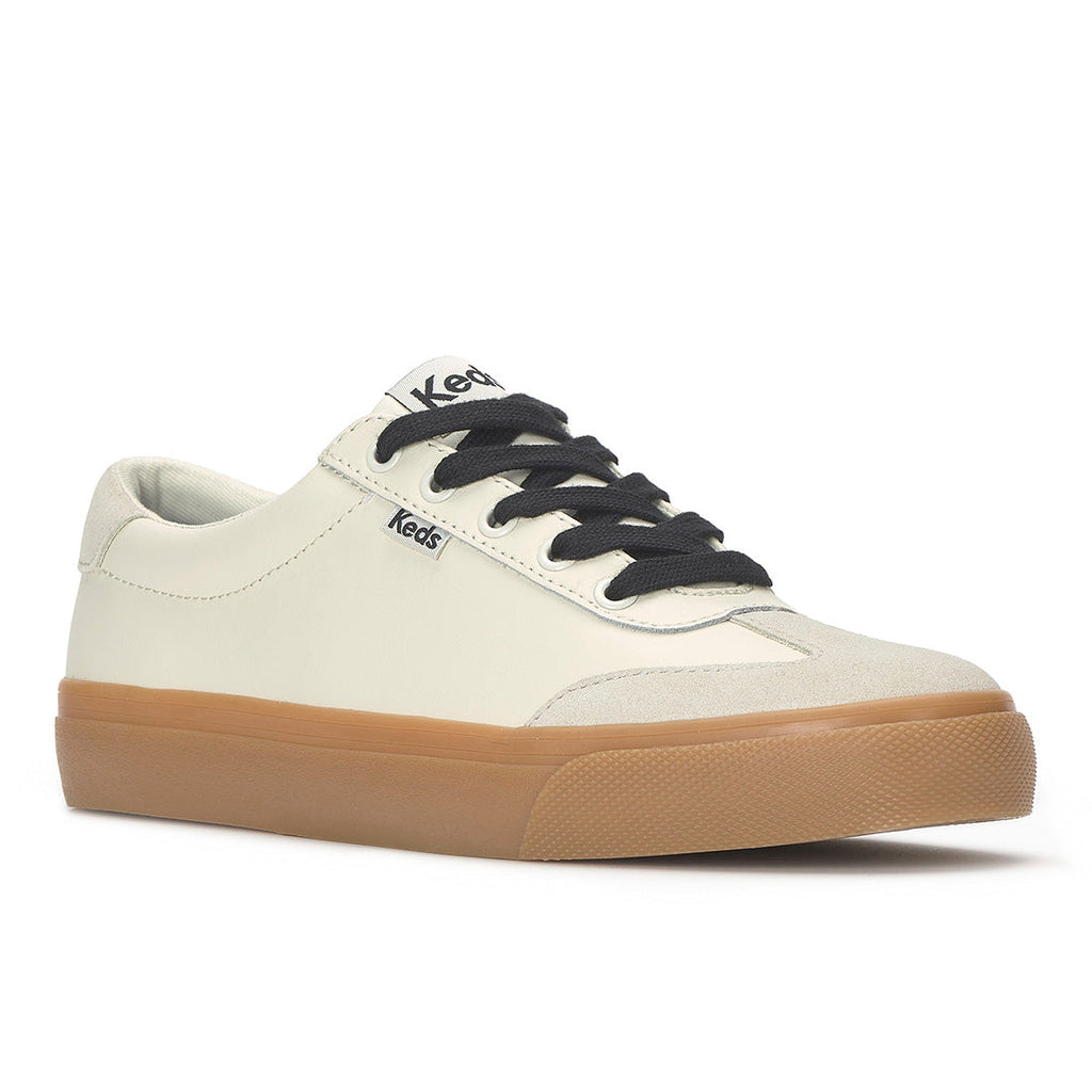 Keds Jump Kick T-Toe Leather/Suede Egret/Oatmeal