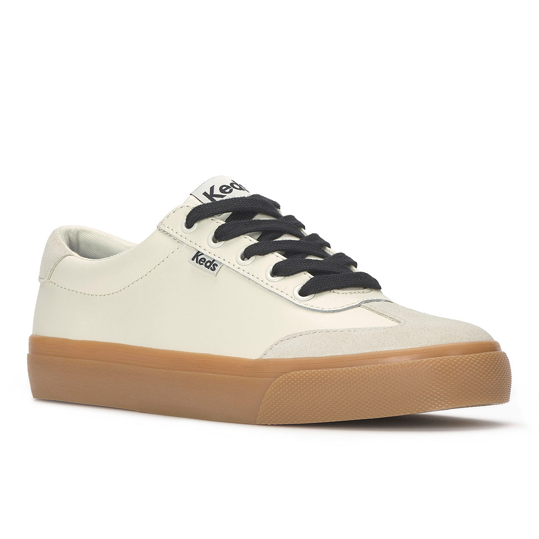 Keds Jump Kick T-Toe Leather/Suede Egret/Oatmeal