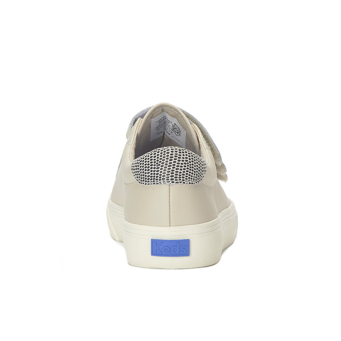 Keds Jump Kick V Leather Dalmata Heel Oatmeal/Black