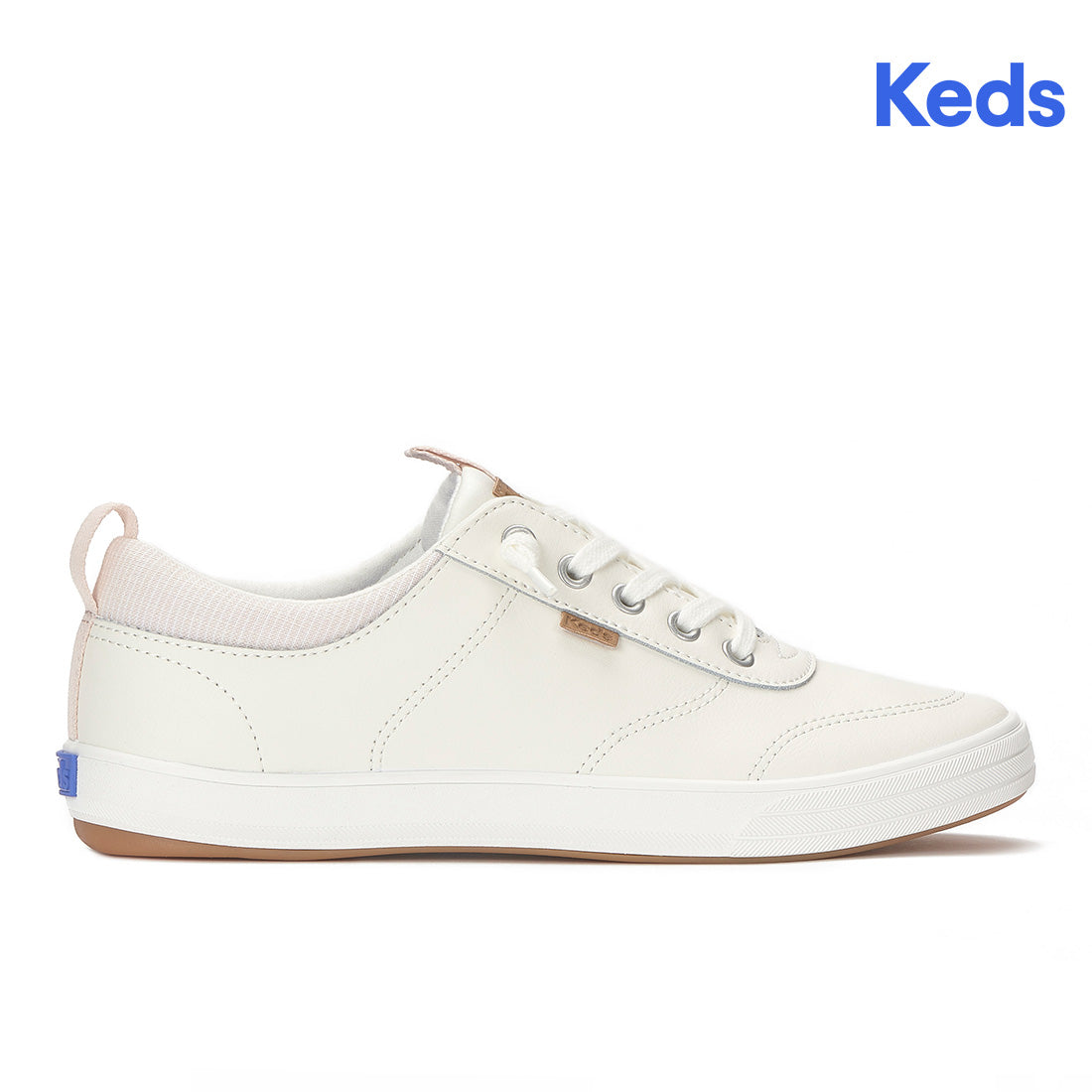 Keds Center III Slip-On Leather Snow White/Beige