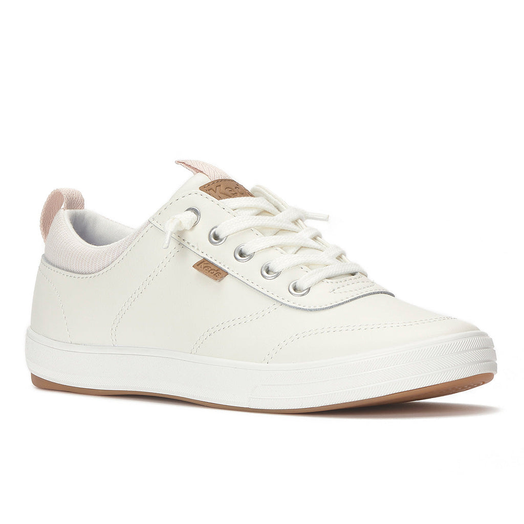 Keds Center III Slip-On Leather Snow White/Beige