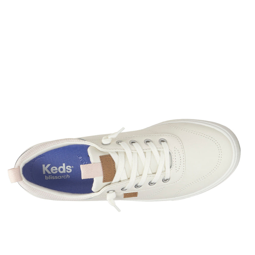 Keds Center III Slip-On Leather Snow White/Beige