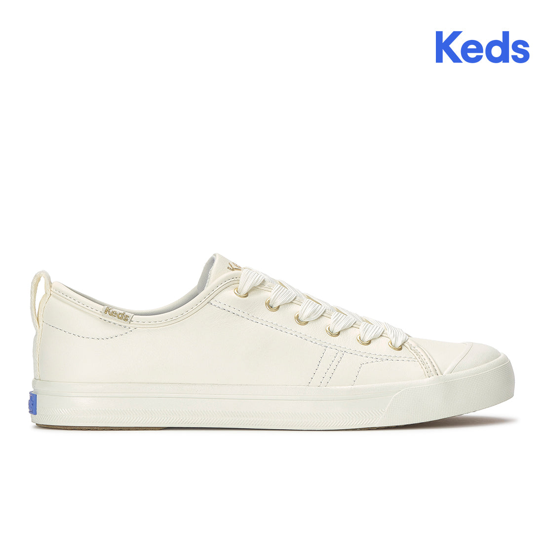 Keds Cruise Leather Egret/Gold Sneaker