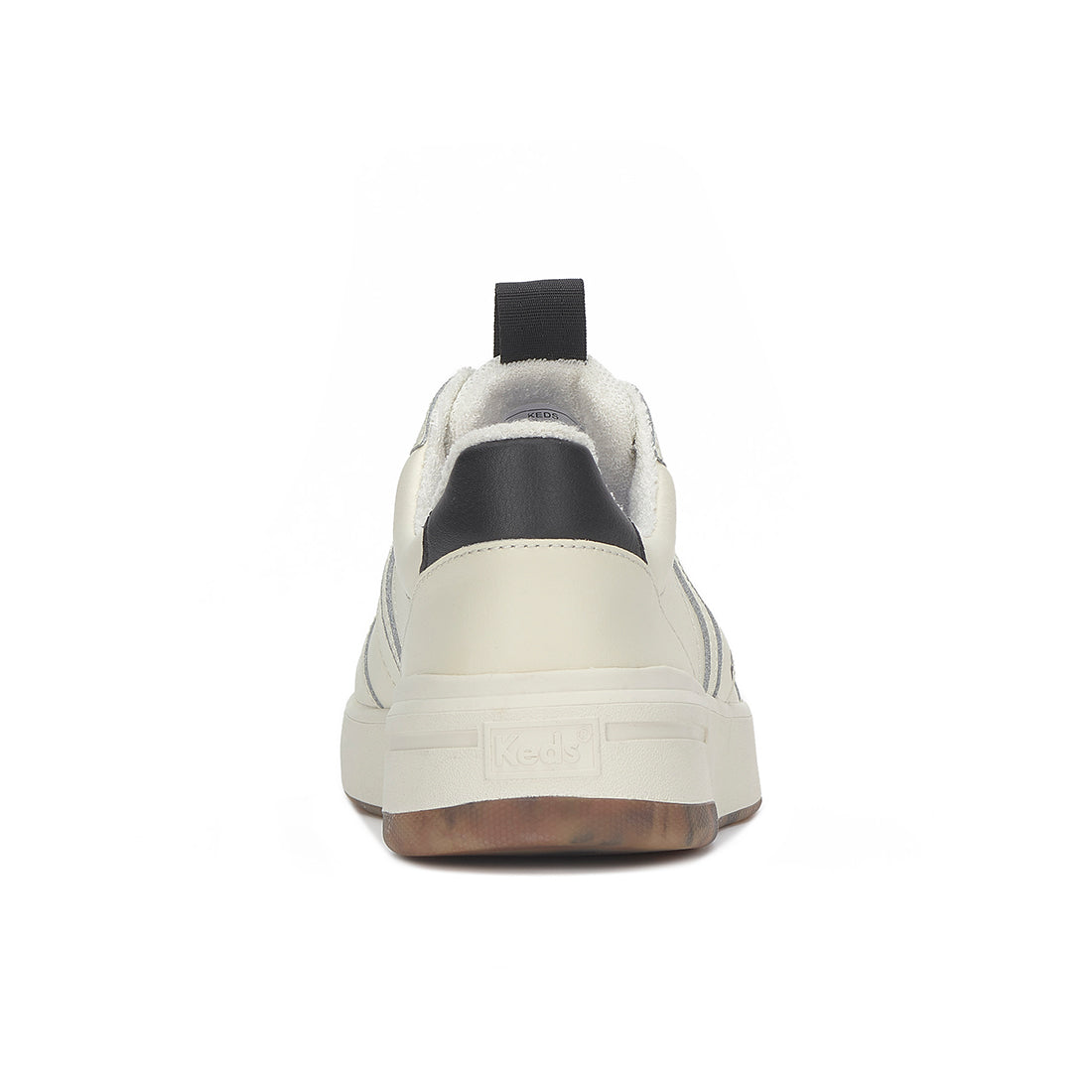 Keds The Court II Leather Pop Outsole Egret/Tan/Black