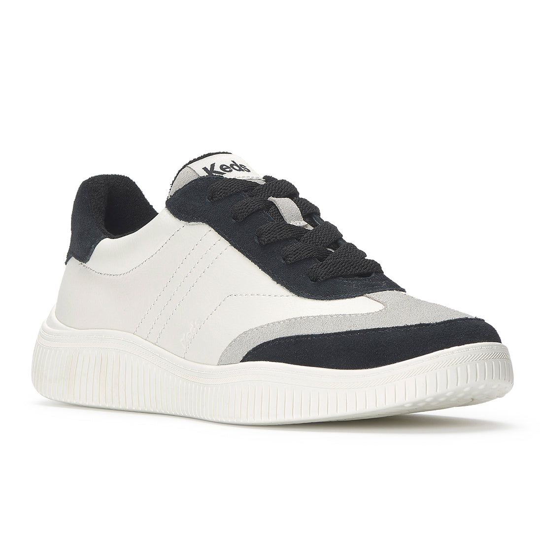 Keds Contest Leather/Suede White/Black