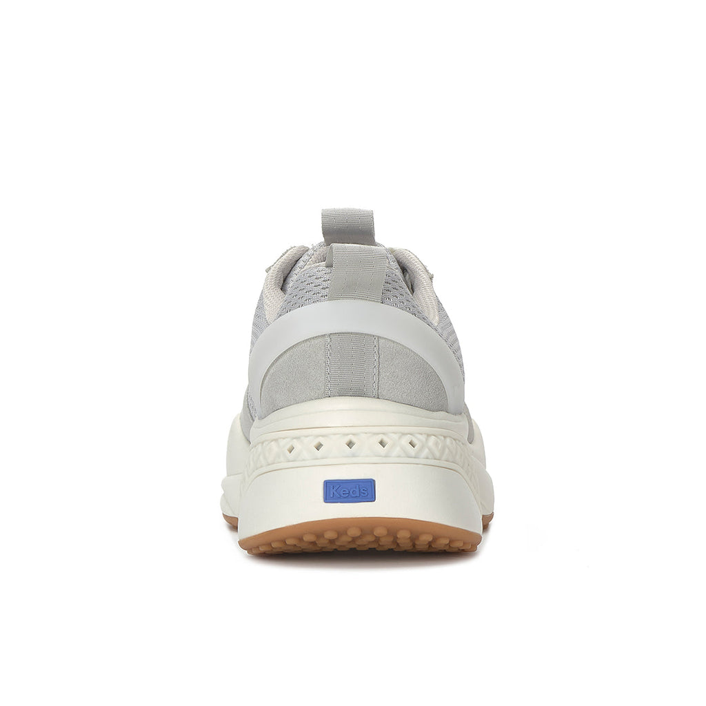 Keds Cross City Trainer Leather/Mesh Grey/Silver