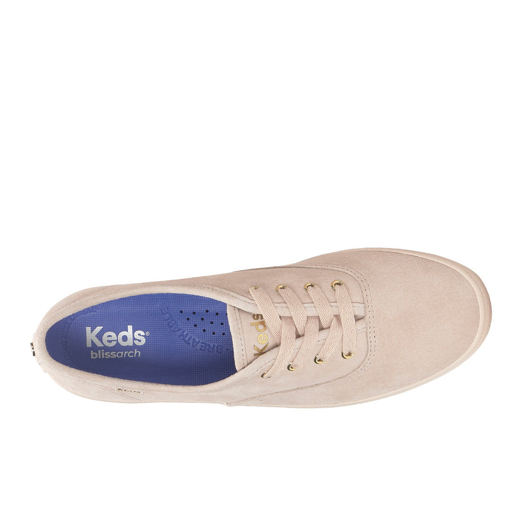 Keds Champion Luxe Suede Sneaker Blush