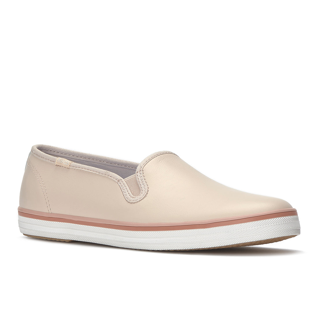 Keds Champion Slip Leather Foxing Stripe Blush Sneaker