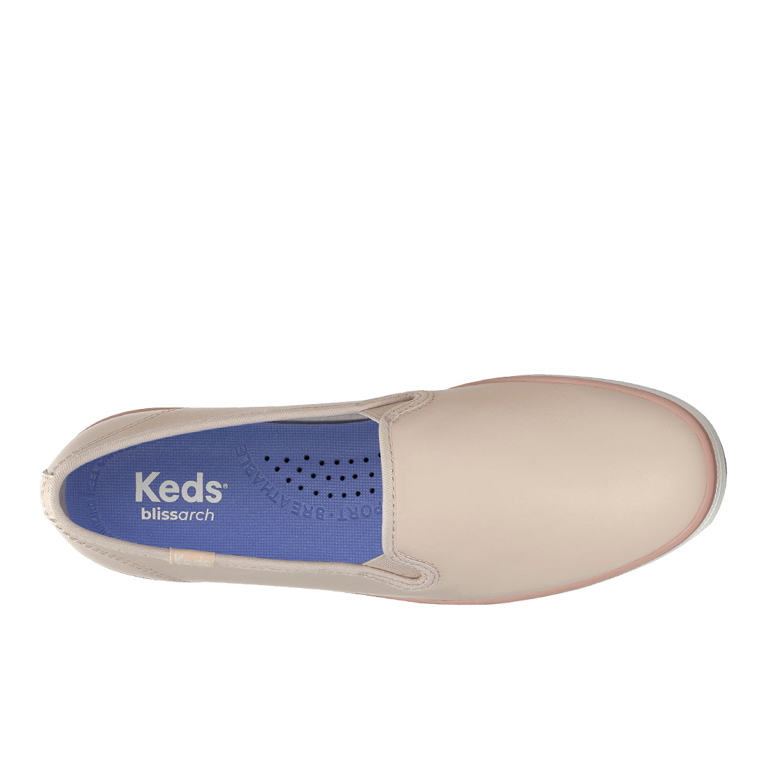 Keds Champion Slip Leather Foxing Stripe Blush Sneaker