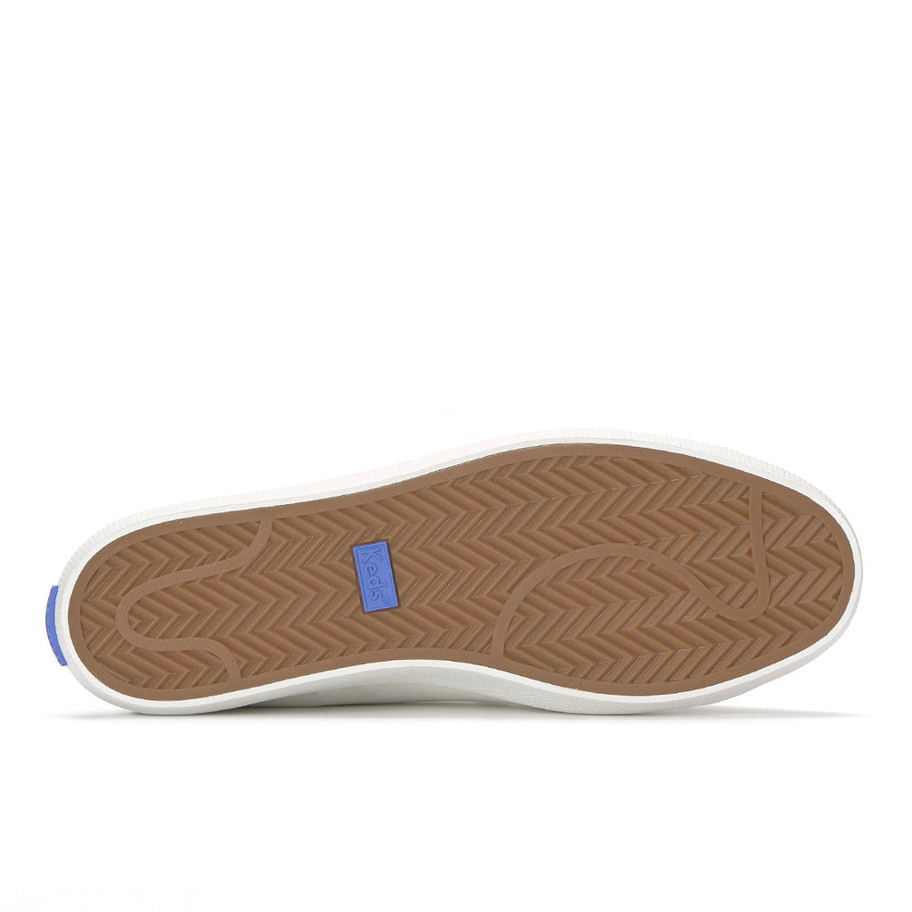 Keds Kickback Premium Leather Snow White