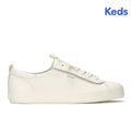 Keds Kickback Premium Leather Pop Binding Egret/Gold