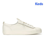 Keds Kickback Premium Leather Pop Binding Egret/Gold