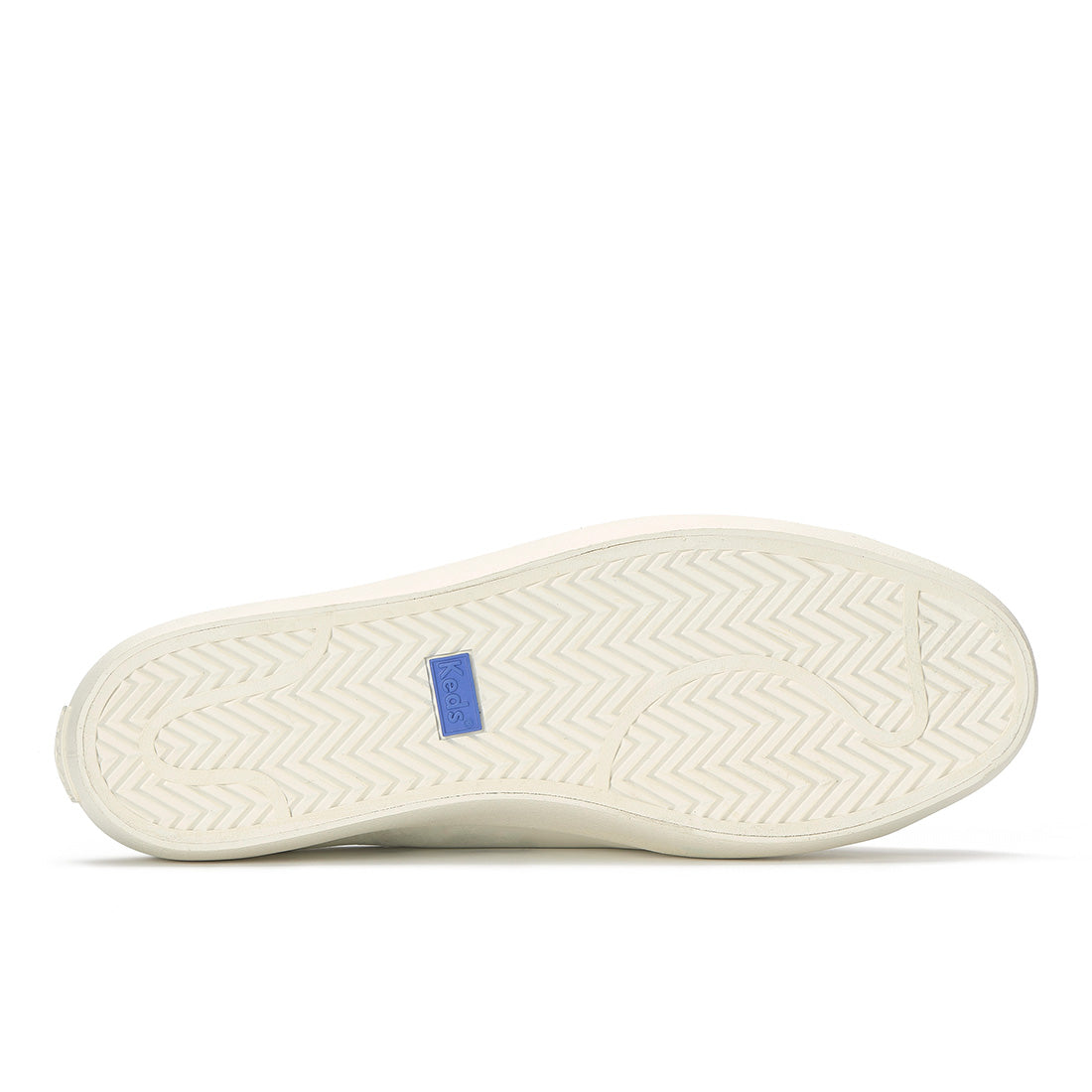 Keds Kickback Premium Leather Pop Binding Egret/Gold