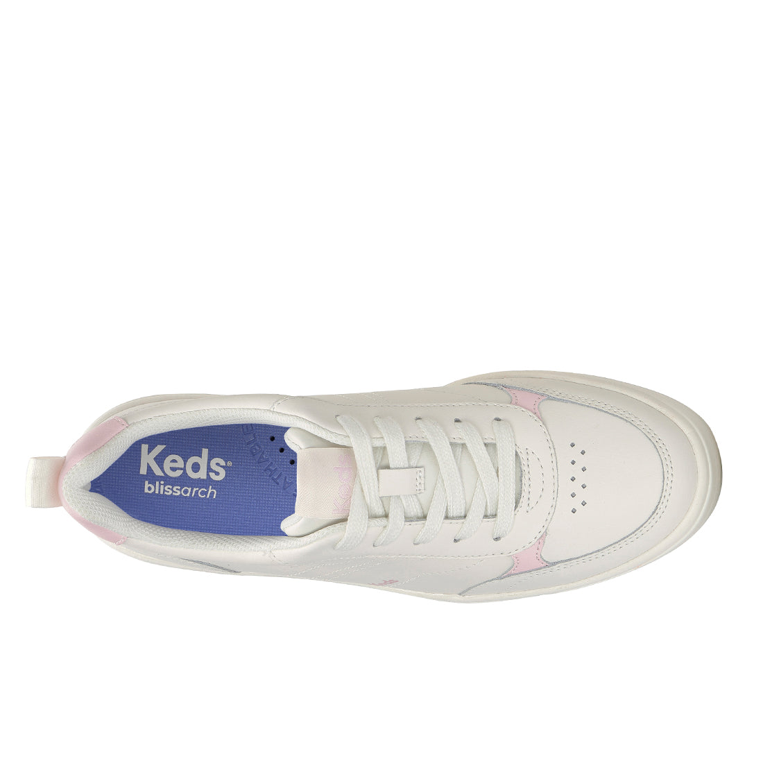 Keds Skyler II Leather Snow White/Light Pink