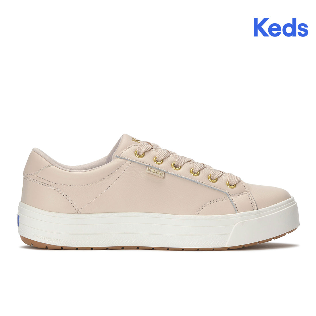 Keds Park Leather Blush