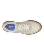 Keds Contest Perf Leather/Suede Egret/Oatmeal