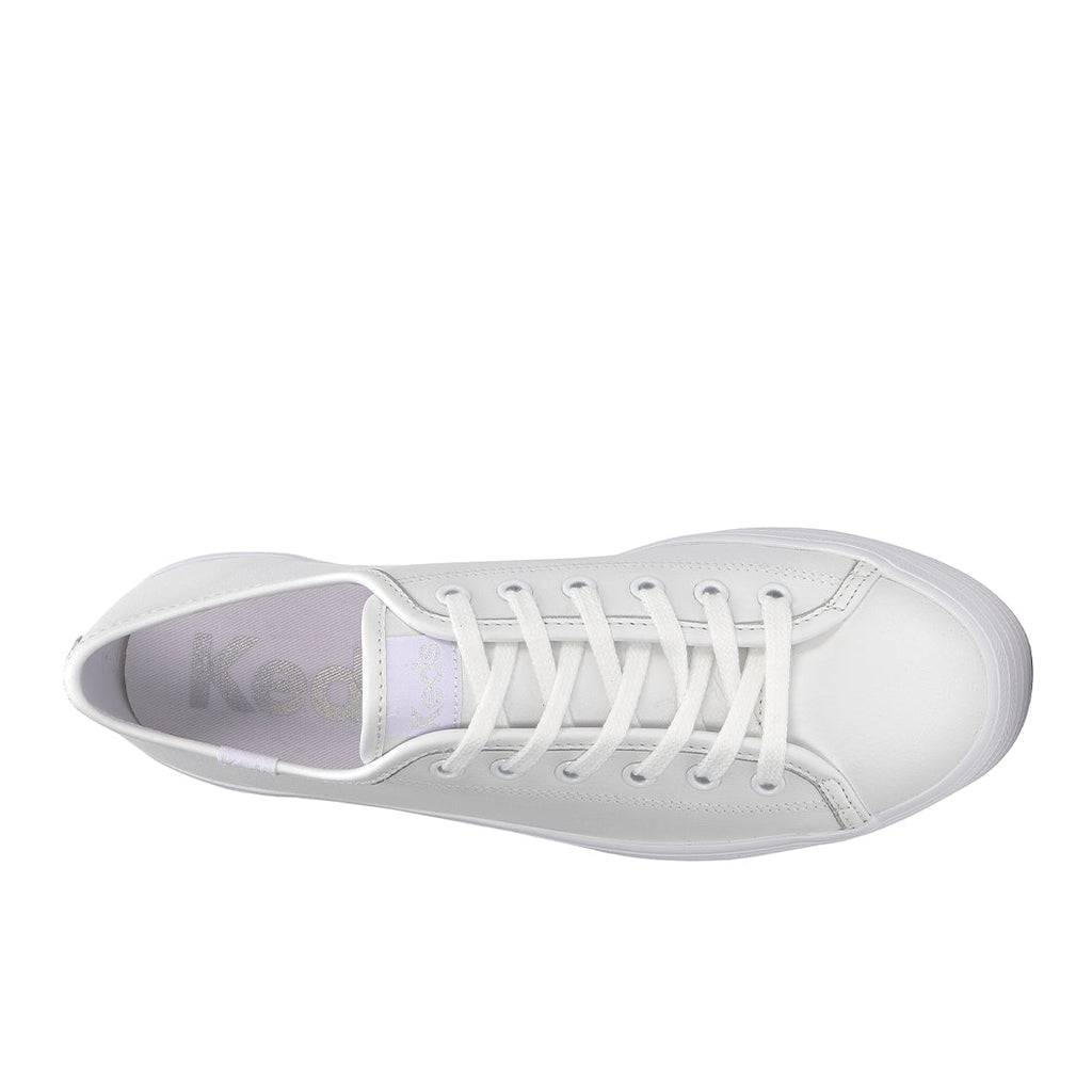 Women's Triple Up Leather Iridescent Binding White/Iridescent