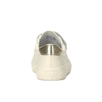 Keds Jump Kick V Leather Retro Logo Egret/Champagne
