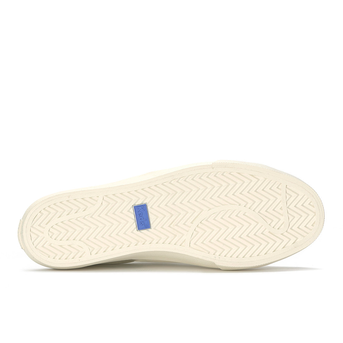 Keds Jump Kick V Leather Retro Logo Egret/Champagne