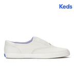 Keds Champion Round Toe Slip Sneaker Leather White