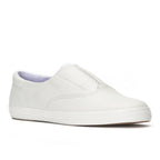 Keds Champion Round Toe Slip Sneaker Leather White