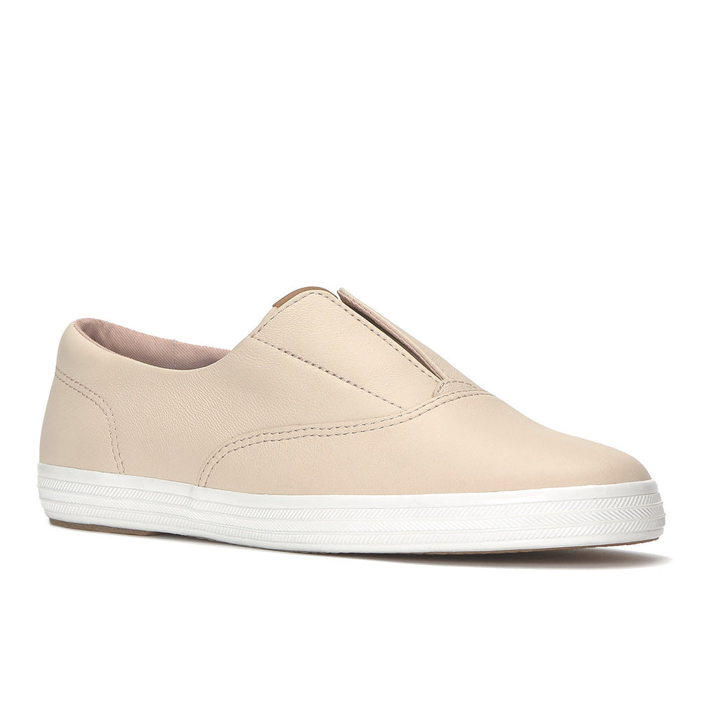 Keds Champion Round Toe Slip Sneaker Leather Peony
