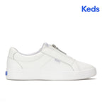 Keds Pursuit Zip Leather Sneaker White