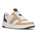 Keds The Court II Leather Snow White/Latte/Coffee